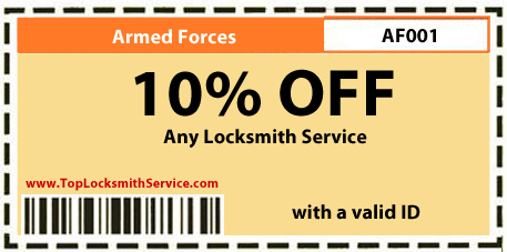 locksmith discount for armed forces
